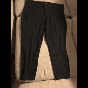 Torrid black ankle pants